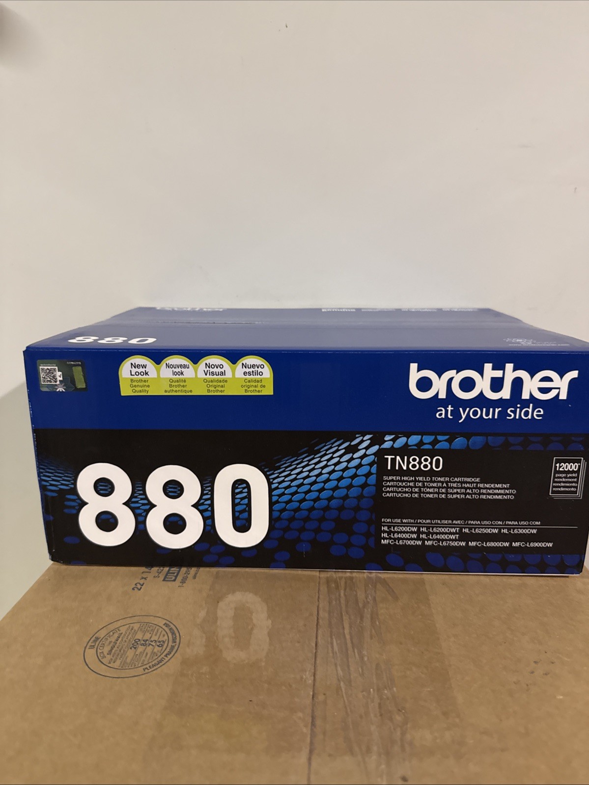 Brother TN880 Black Super High Yield Toner Cartridge Brand New Sealed