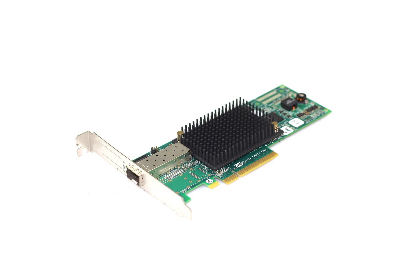 Lot of 2 Emulex LPE12000-E Fibre Channel 8Gb/s PCI Express x8 Low Profile HBA