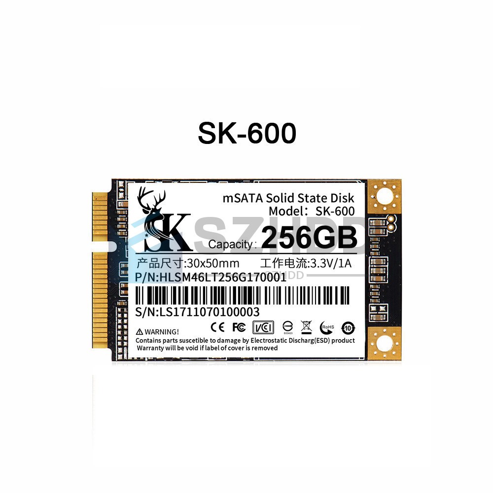 NEW 256GB mSATA SSD SATA III 6Gb/s Internal Solid State Drive For Laptop