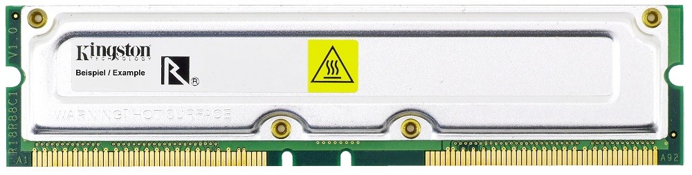 512MB Kit (2x256MB) Kingston ECC RDRAM PC600 KTM-M600K2/512 Rambus RIMM 39P7287