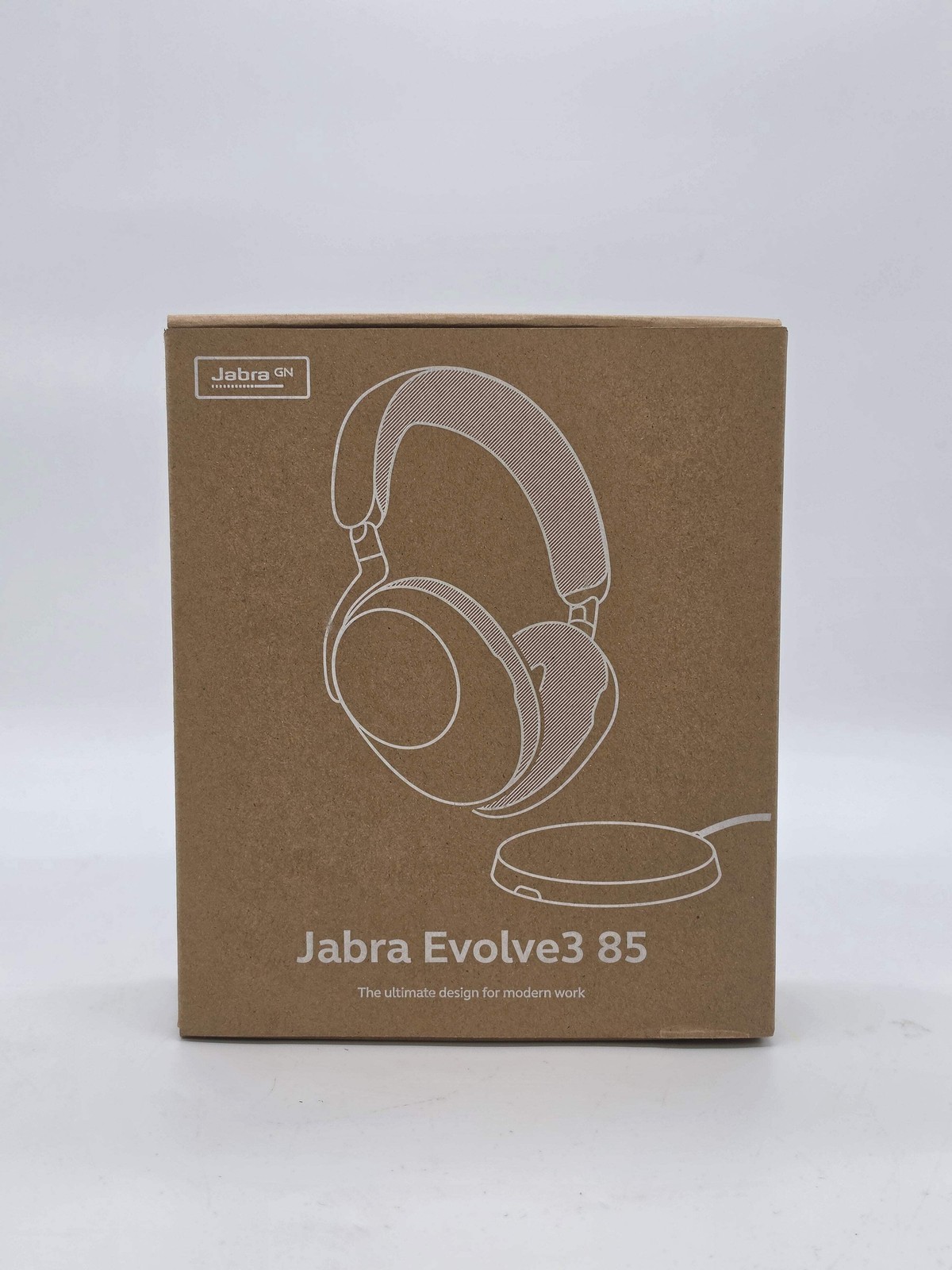 Jabra Evolve3 85 Wireless Bluetooth Headset w/ Wireless Charging Pad New