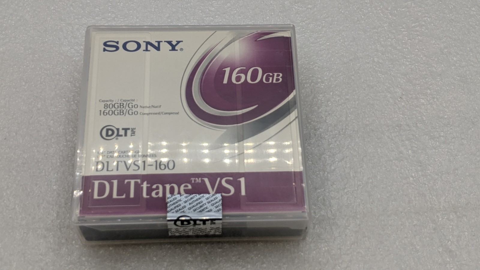 SEALED Data Cartridge SONY DLTVS1 160 80GB Native 160GB Compressed - FREE S/H