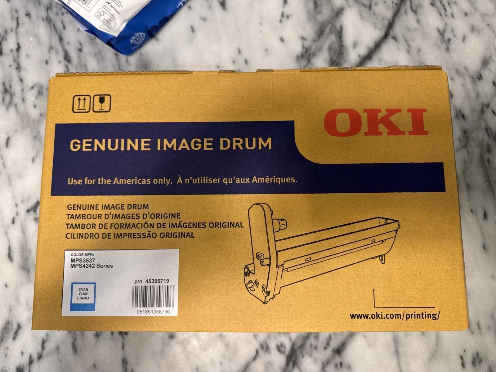 GENUINE OKI 45395719 Cyan IMAGE DRUM
