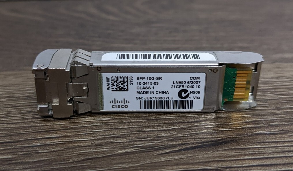 Genuine Cisco SFP-10G-SR V03 10GBASE-SR SFP+ Transceiver Module 10-2415-03  NEW