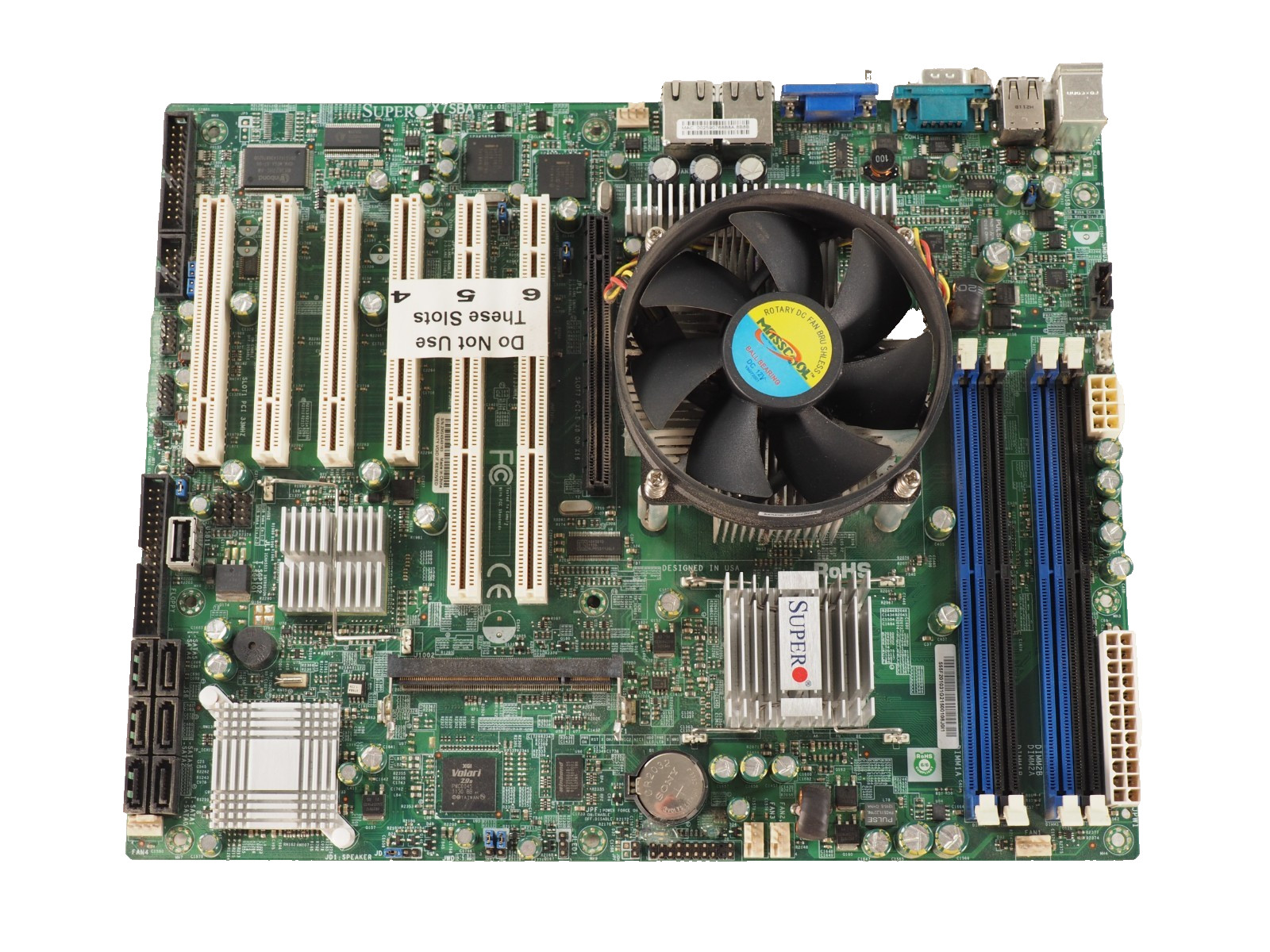 SuperMicro X7SBA Industrial Server Motherboard w/Intel Core 2 Quad SLB6B