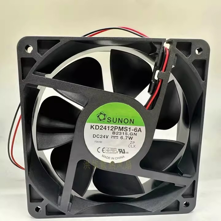 1PCS SUNON 12038 KD2412PMS1-6A DC24V 6.7W 120*38MM Inverter Fan