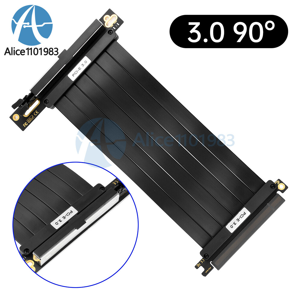 PCI-E 3.0/4.0 16x Riser Cable Graphics Card Extension Cable GPU Expansion Card