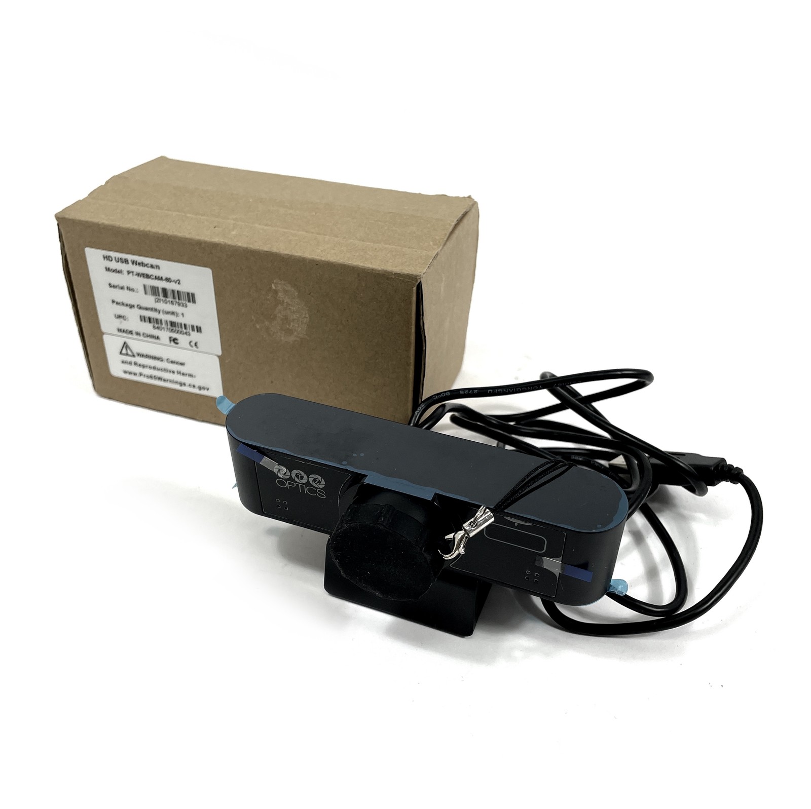 NEW OPEN-BOX PTZOptics Webcam 80 V2 HS 1080p 30FPS 80 FOV PT-WEBCAM-80-v2