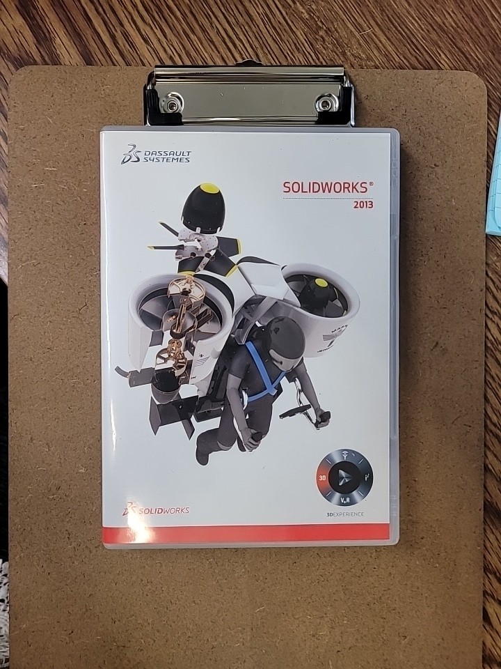 2013 Solidworks Software 32 & 64 Bit DVD Dassault Systemes No Serial/Key DVX0121