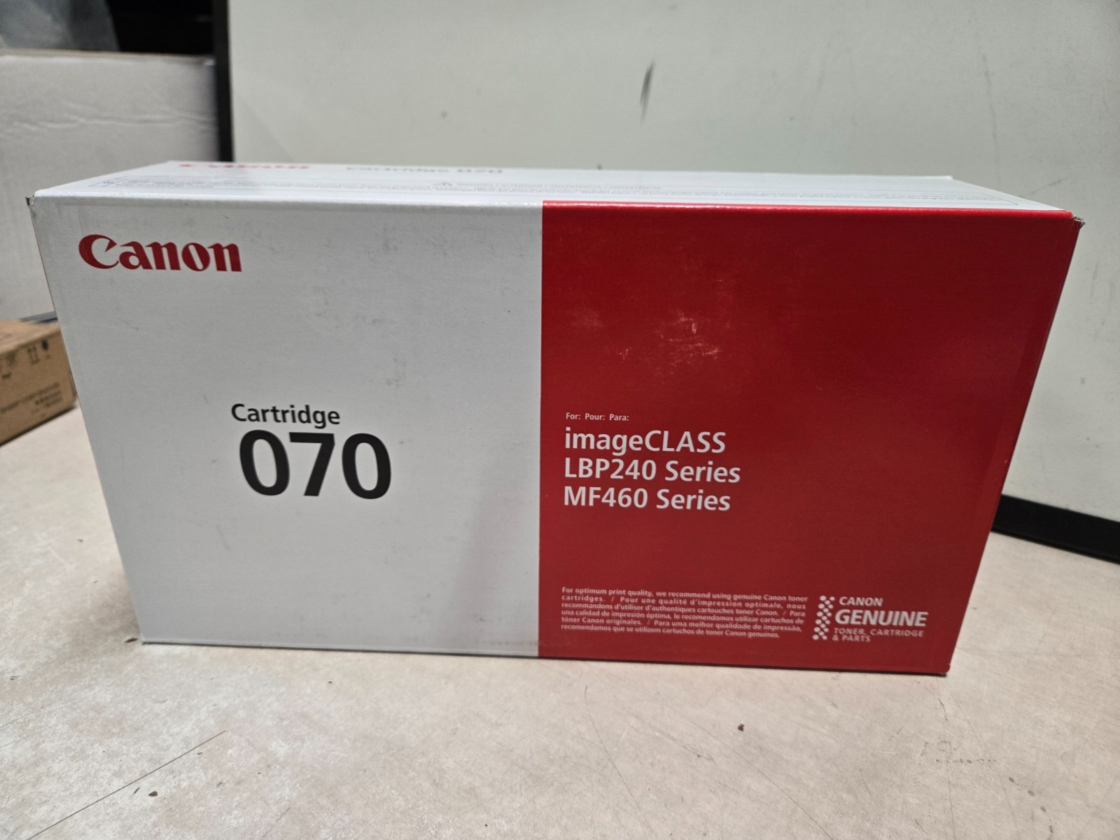 Canon Genuine Toner Cartridge 070- imageCLASS LBP240, MF460 Series SEALED