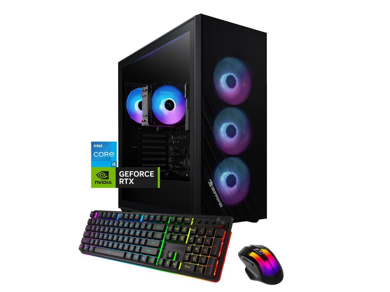 iBUYPOWER Scale ARGB Intel i5-14400F 16GB 1TB RTX 5060 Ti W11H Gaming Desktop