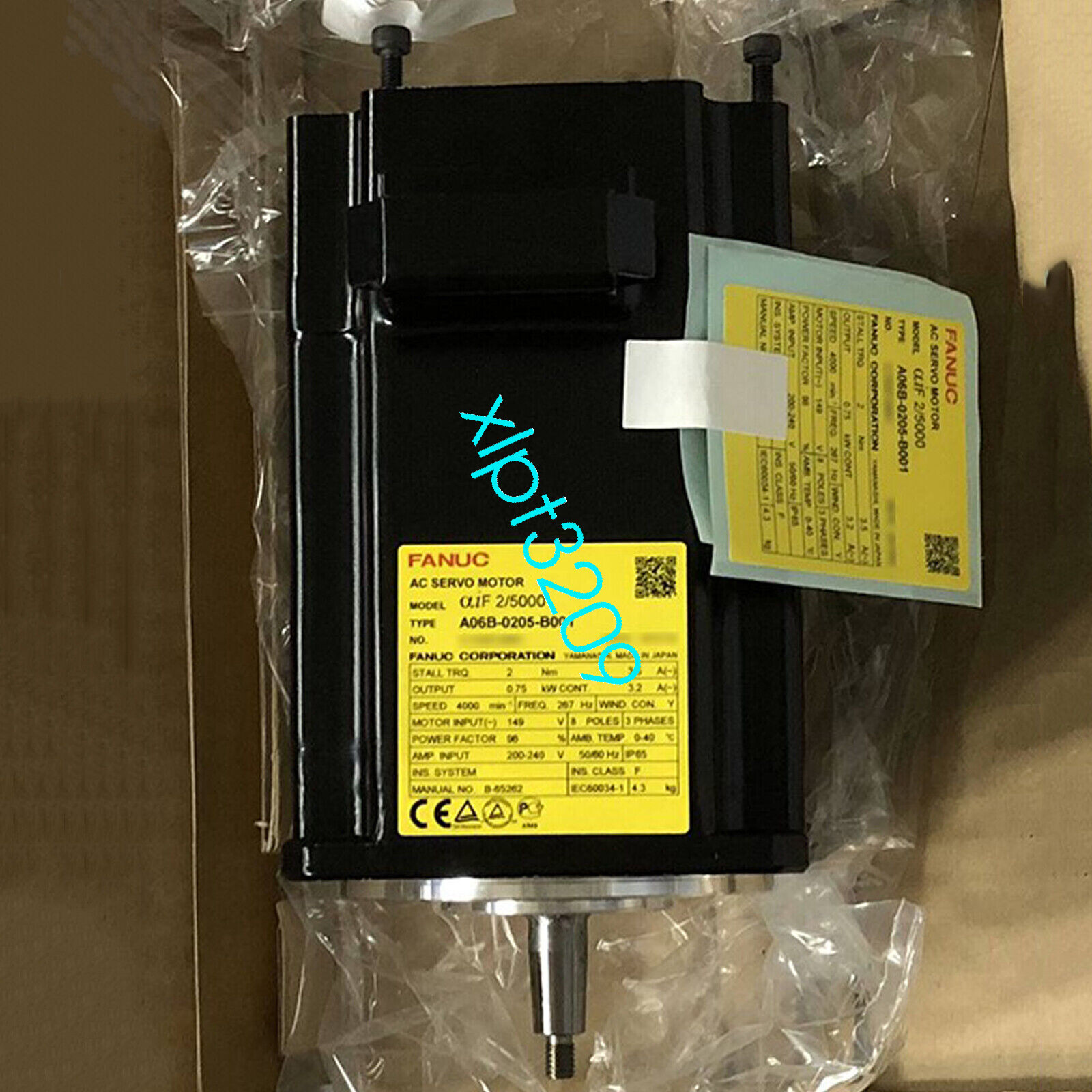A06B-0205-B001 FANUC  New servo motor FedEx or DHL