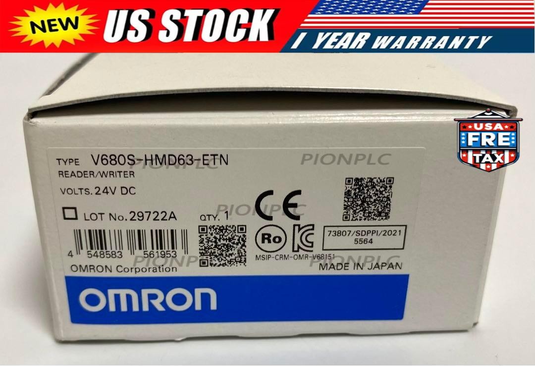 Omron V680S-HMD63-ETN RFID System Reader Writer DC24V