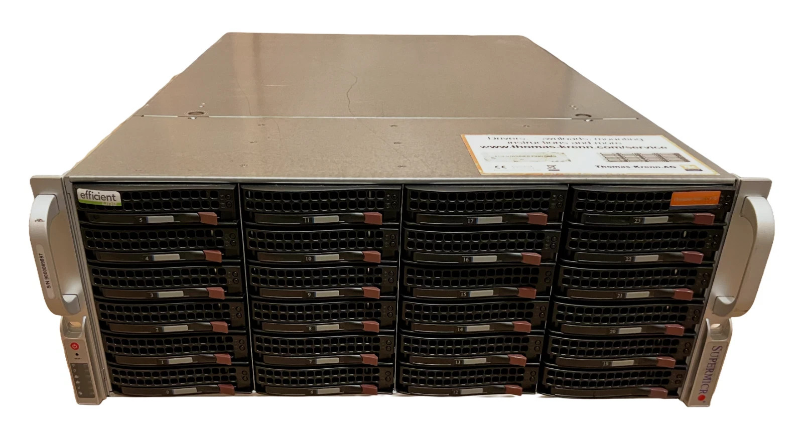 Supermicro CSE-846 4U 24-Bay Server — 2× Intel Xeon L5630, 32GB DDR3 ECC, 19