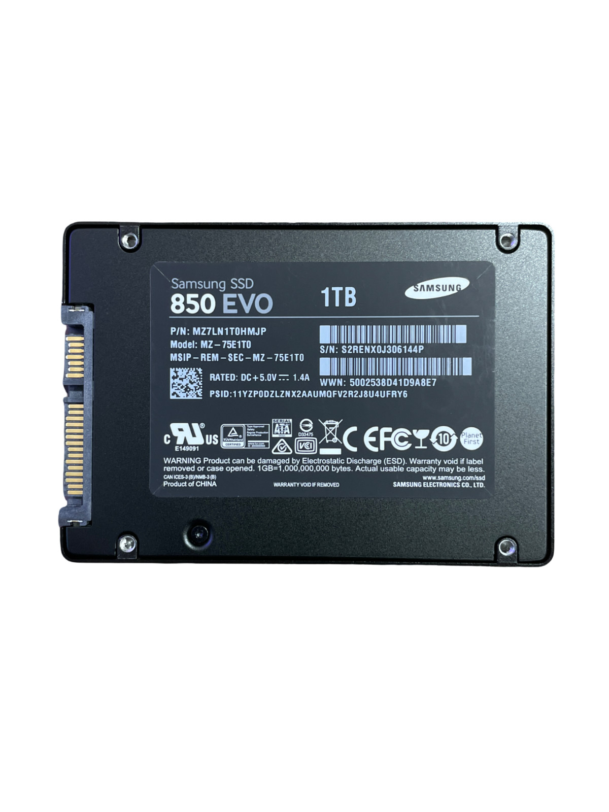 Samsung SSD 850 EVO 1TB SATA 6Gb/s 2.5" Solid State Drive MZ7LN1T0HMJP  #26