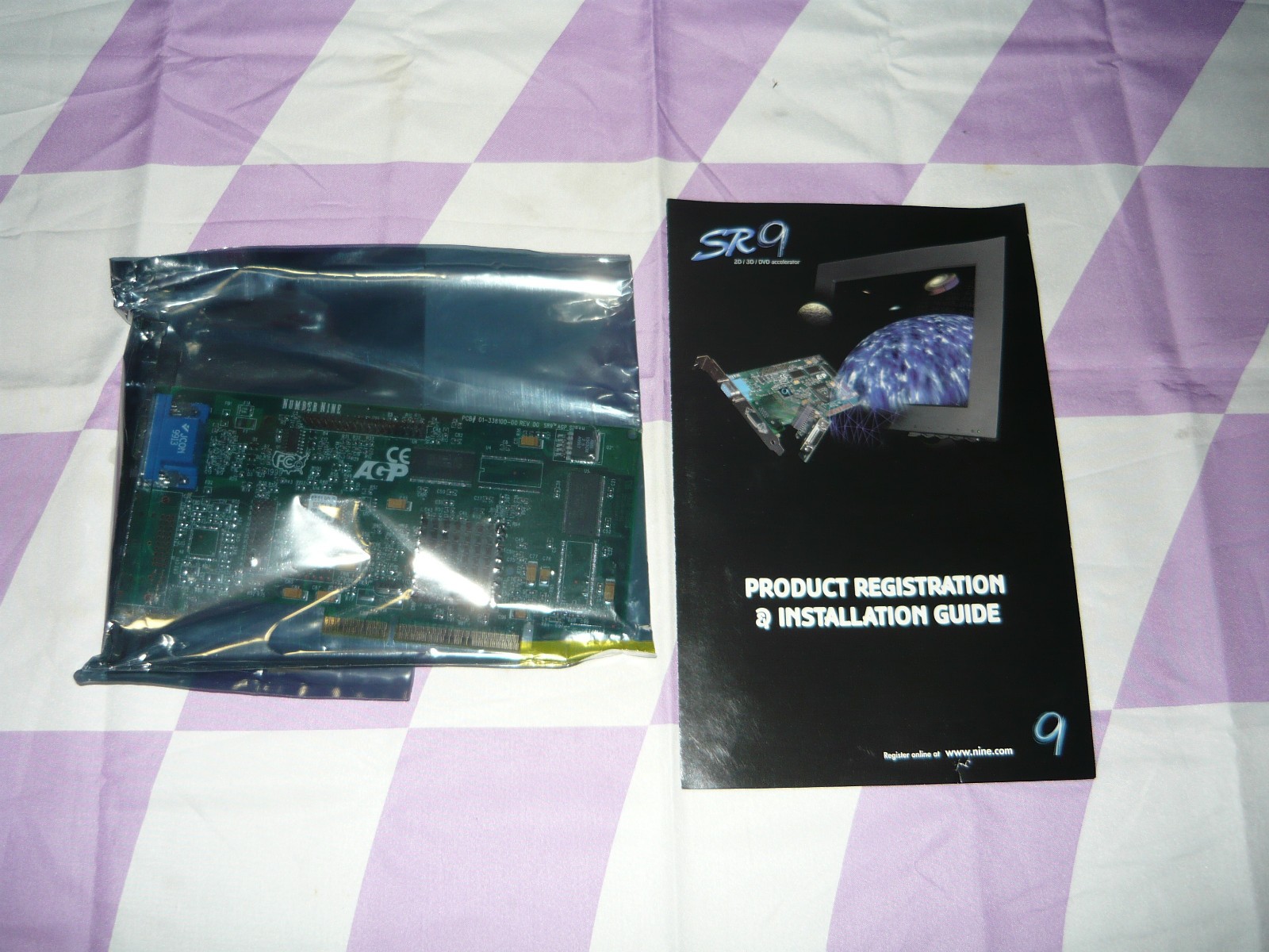 Vintage New Open Box Number Nine SR9 AGP Video Card 16MB