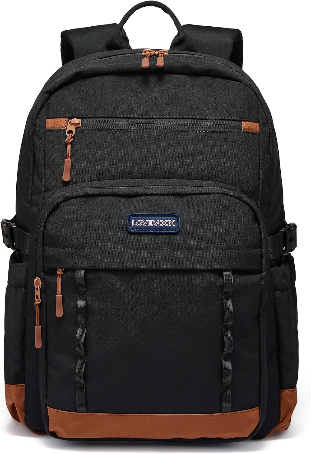 Mochila para laptop de 15.6 pulgadas con portavasos para viajes y trabajo