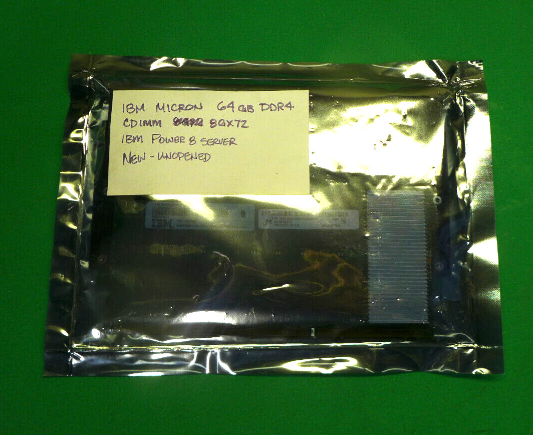 NEW IBM Micron 64GB DDR4 CDIMM IBM Power 8 Server Memory 8GX72