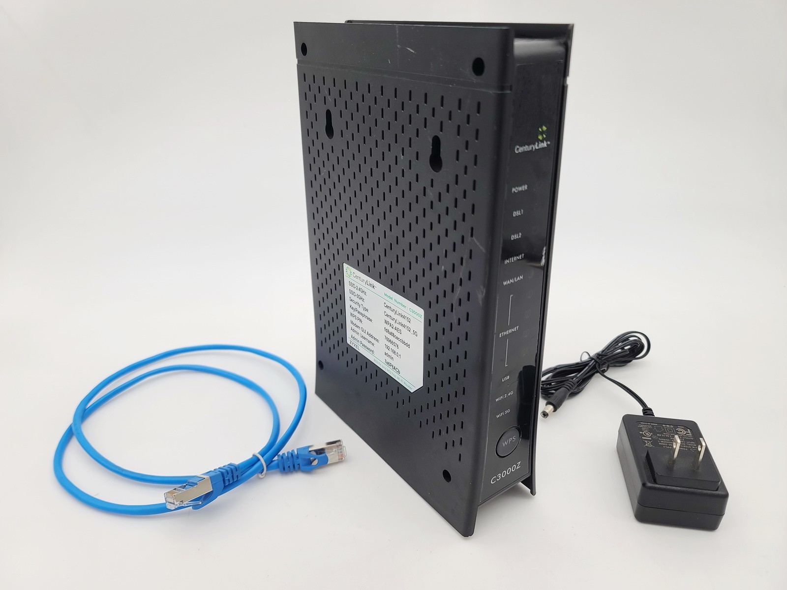 CENTURYLINK ZYXEL C3000Z BONDED DSL WIFI MODEM ROUTER AC DUAL-BAND GATEWAY