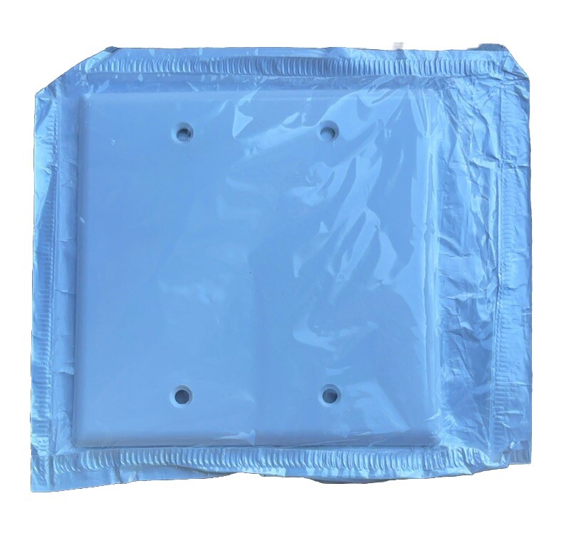 🔥Leviton 88025 2-Gang Blank Wallplate (Standard Size) Thermoset ~ 20 Unit🔥