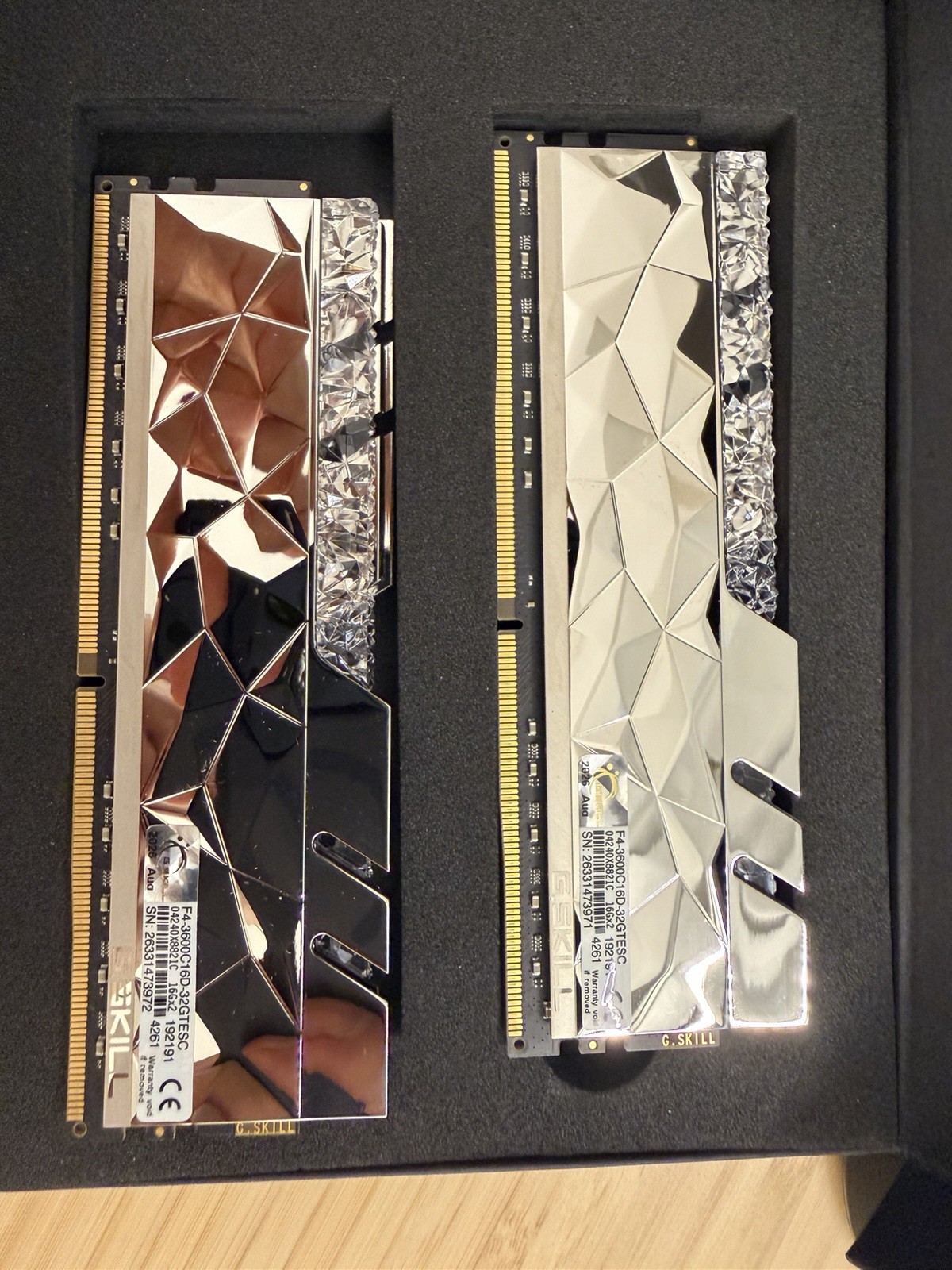 [Aug 2026 Product] G.SKILL Trident Z Royal Elite 2x16GB DDR4 F4-3600C16D-32GTESC