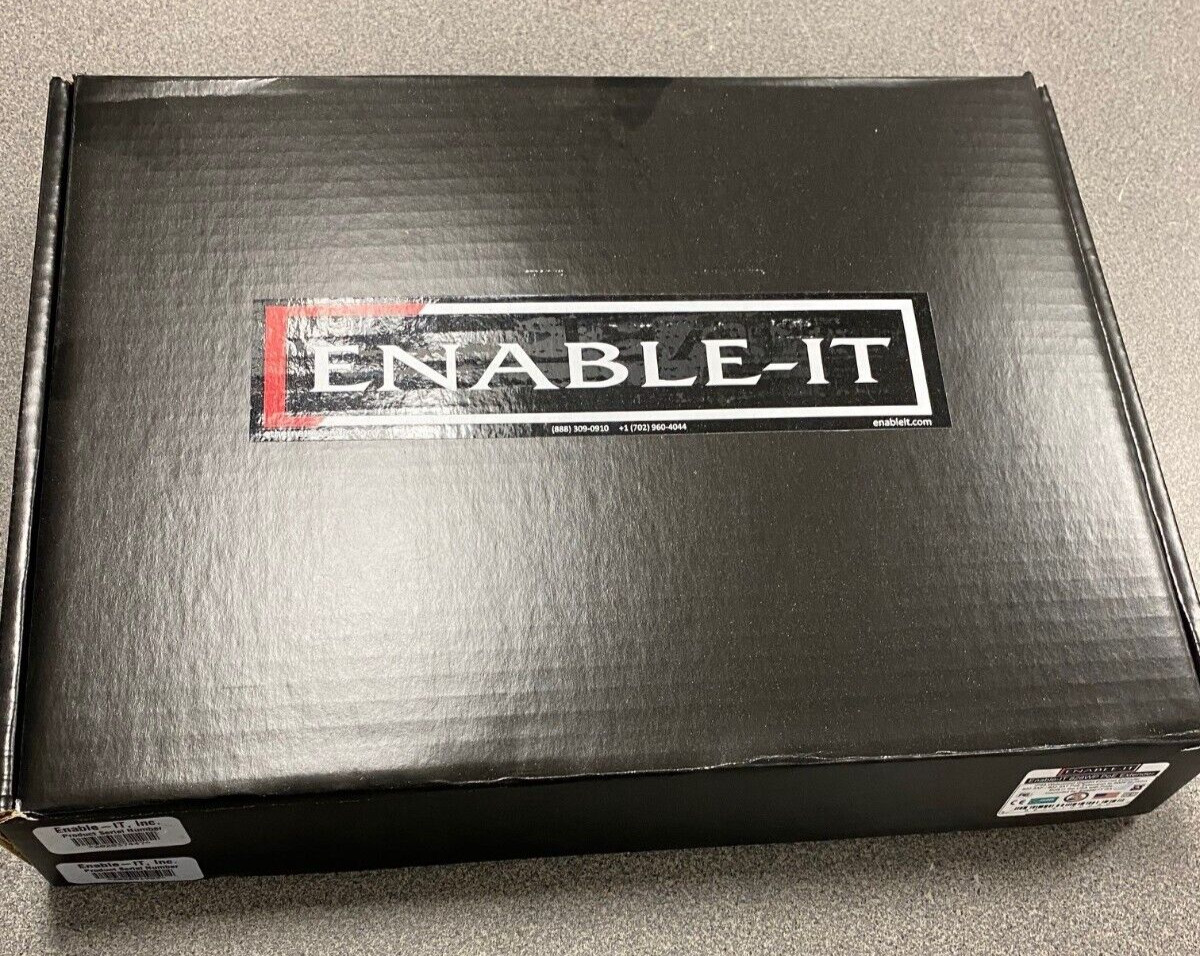 Enable-IT 828WP Outdoor IP68 Rated Waterproof Gigabit PoE Extender NEW OPEN BOX
