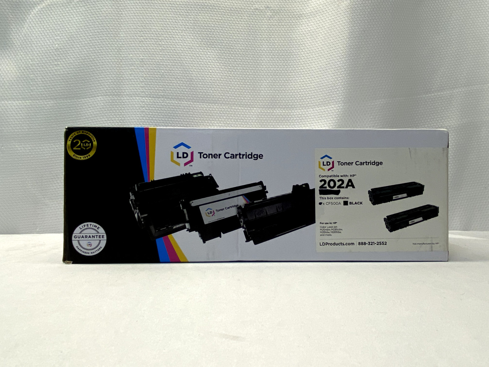 LD Toner Cartridge for HP 202A Black - Brand new, sealed - Open box