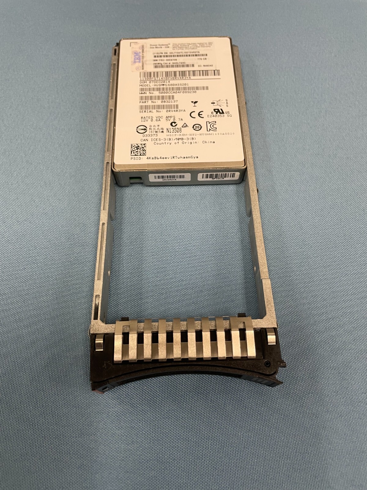 IBM ES0H 775GB SFF-2 SSD for IBM i-P/N-00E8709