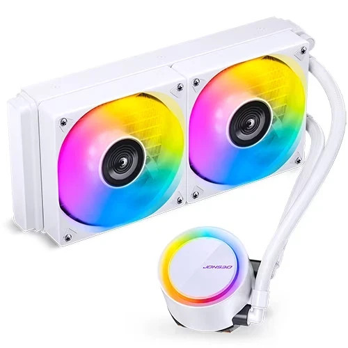 JONSBO TG-240 ARGB Liquid CPU Cooler White / New / Express Ship