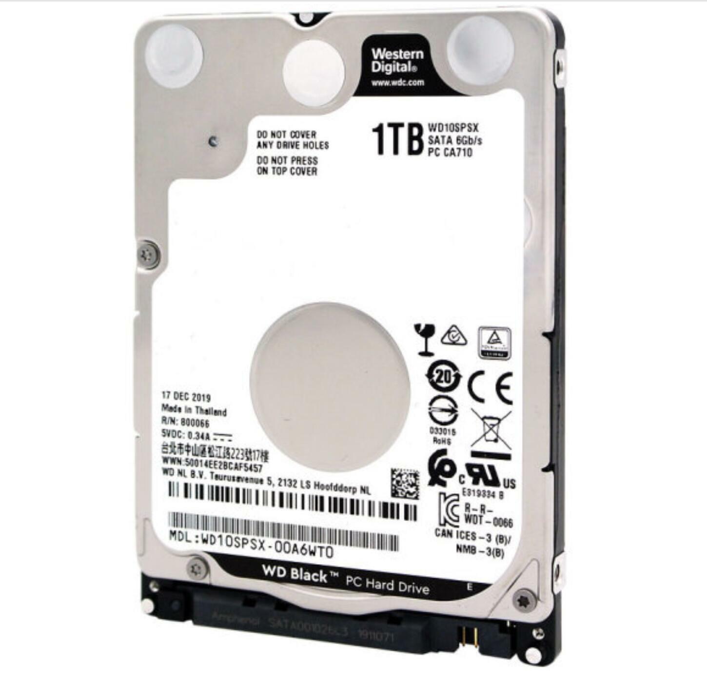 Western Digital 1TB WD10SPSX 64MB 7200RPM SATA 2.5" Notebook HDD Hard Disk Drive