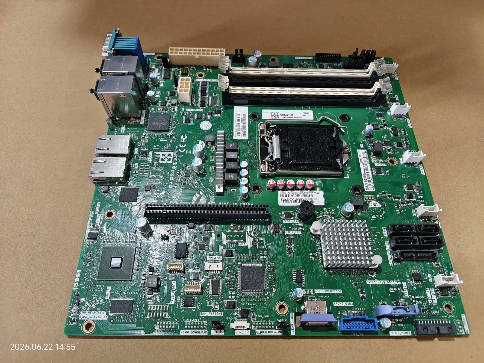 X3250M5 Server Motherboard Thinkstation For Lenovo  00KC502 00KG100 WorkStation