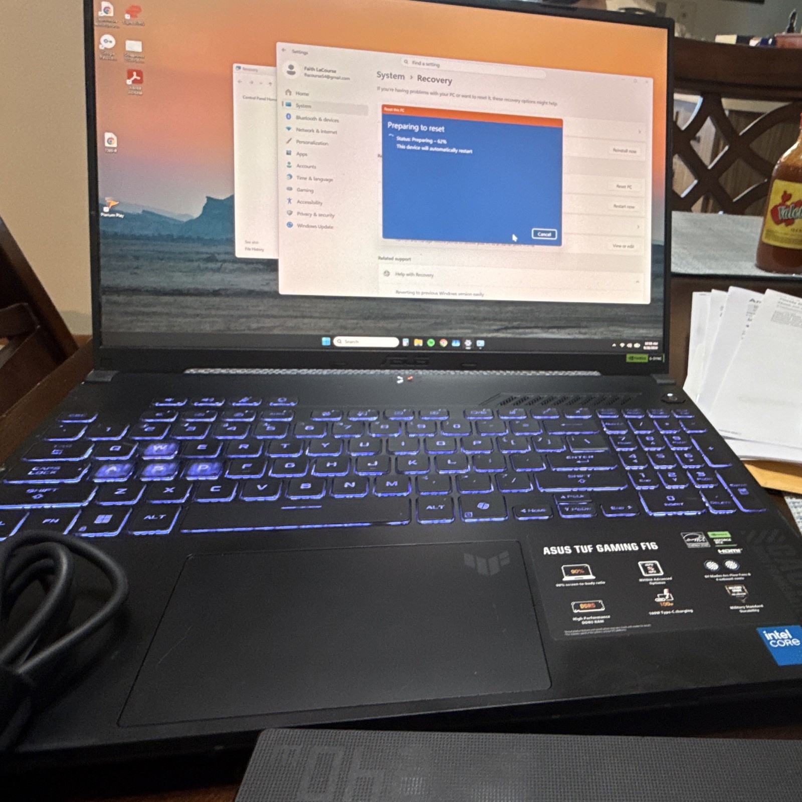 Asus Tuff F16 Gaming Laptop, FX607VU-SS53