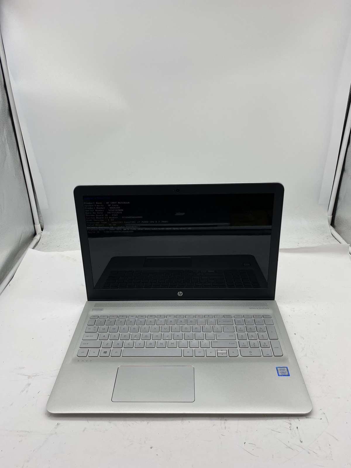 HP Envy NOTEBOOK Laptop Intel Core i7 7500U 2.7GHz 8GB RAM – No HDD