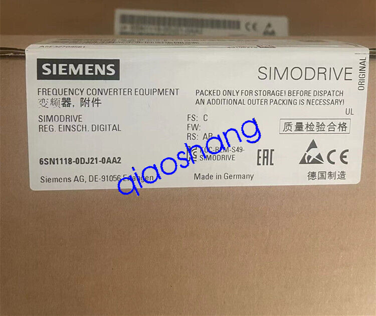 1PCS 6SN1118-0DJ21-0AA2 Siemens Servo shaft clamp Brand New FedEx or DHL