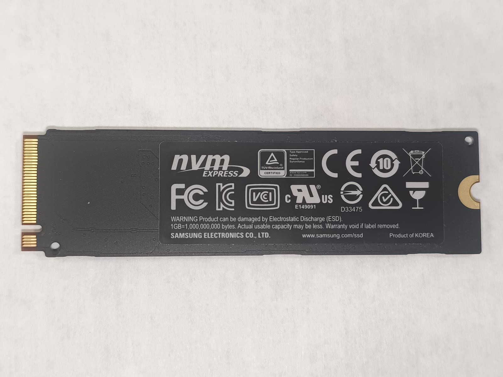 Samsung 960 PRO 512GB NVMe M.2 2280 PCIe 3.0 x4 SSD MZ-V6P512