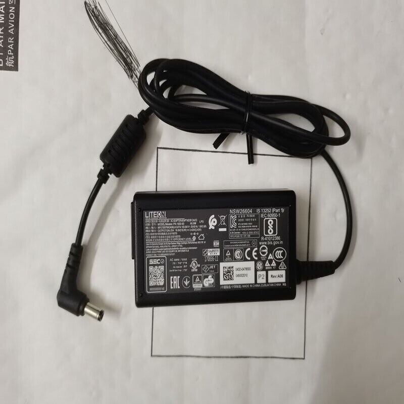 NEW LITEON 19V 3.42A For Getac v110 f110 11.6" PA-1650-90 Genuine 65W AC Adapter