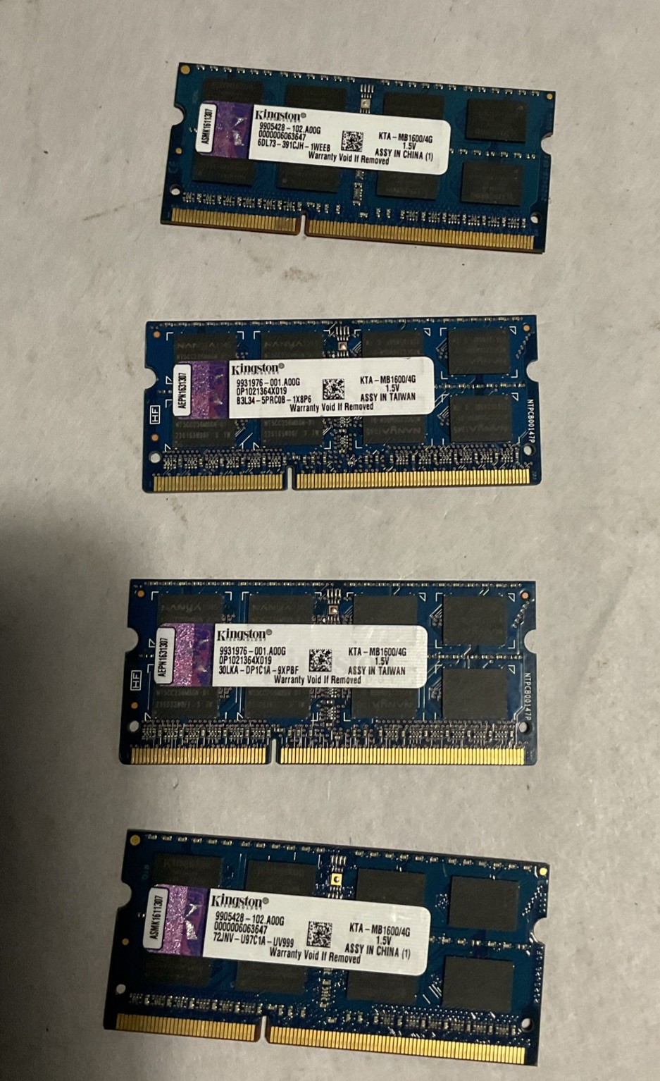 Kingston MATCHED  16GB (4x4GB) SO-DIMM RAM