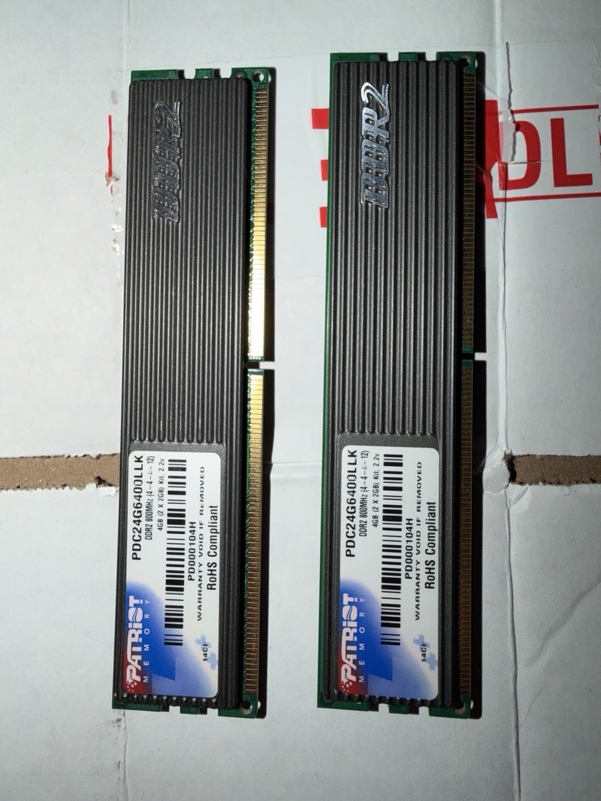 Patriot Extreme Performance 4GB 2x2GB DDR2 800 PC2-6400 PDC24G6400LLK RAM