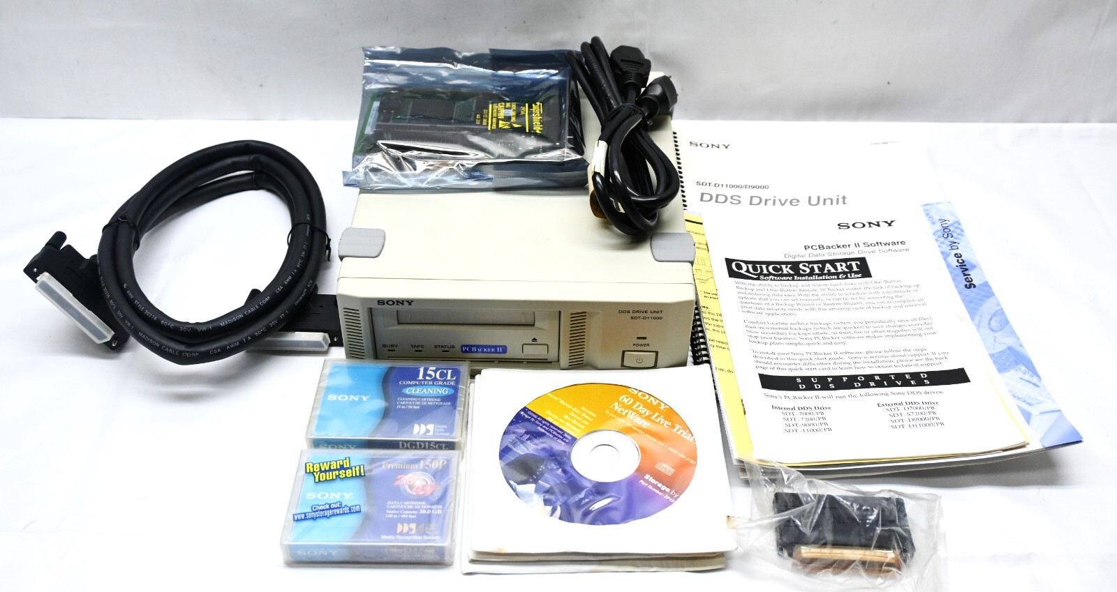 SONY-SDT-11000/PB - Sony PCBacker II 11000i DDS-1 Internal Tape Drive.