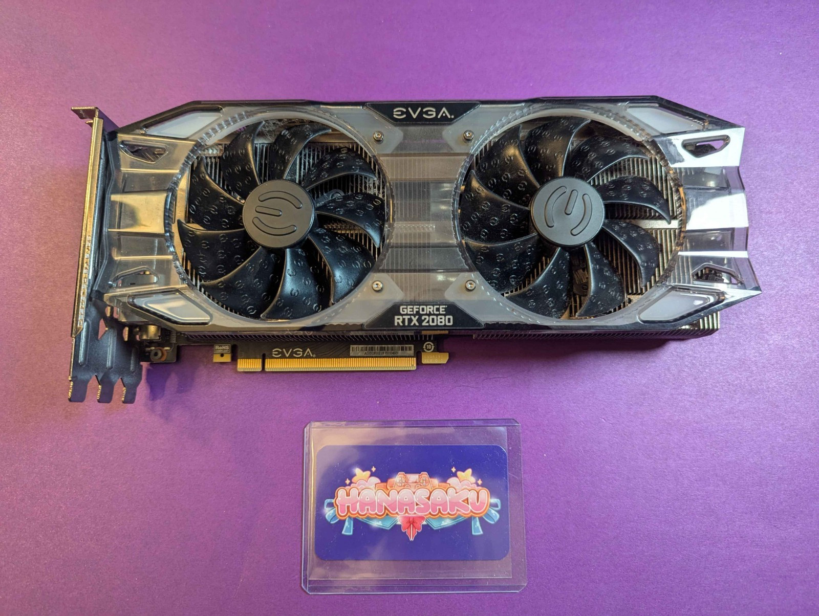EVGA GeForce RTX 2080 8GB GDDR6 Gaming Graphics Card, Waterblock [FOR PARTS]