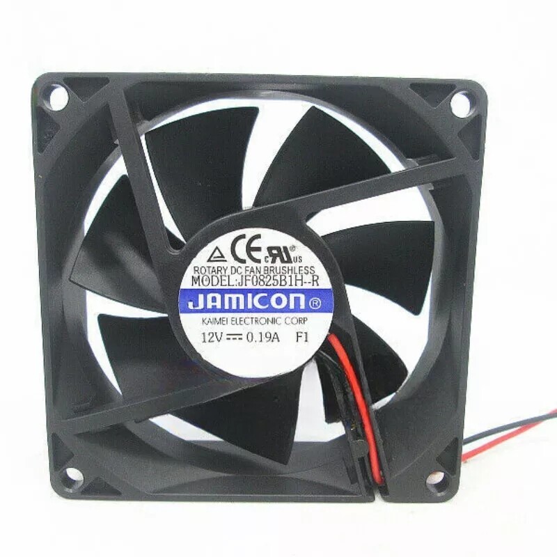 1Pcs For JAMICON JF0825B1H-R 8025 12V double ball chassis silent cooling fan
