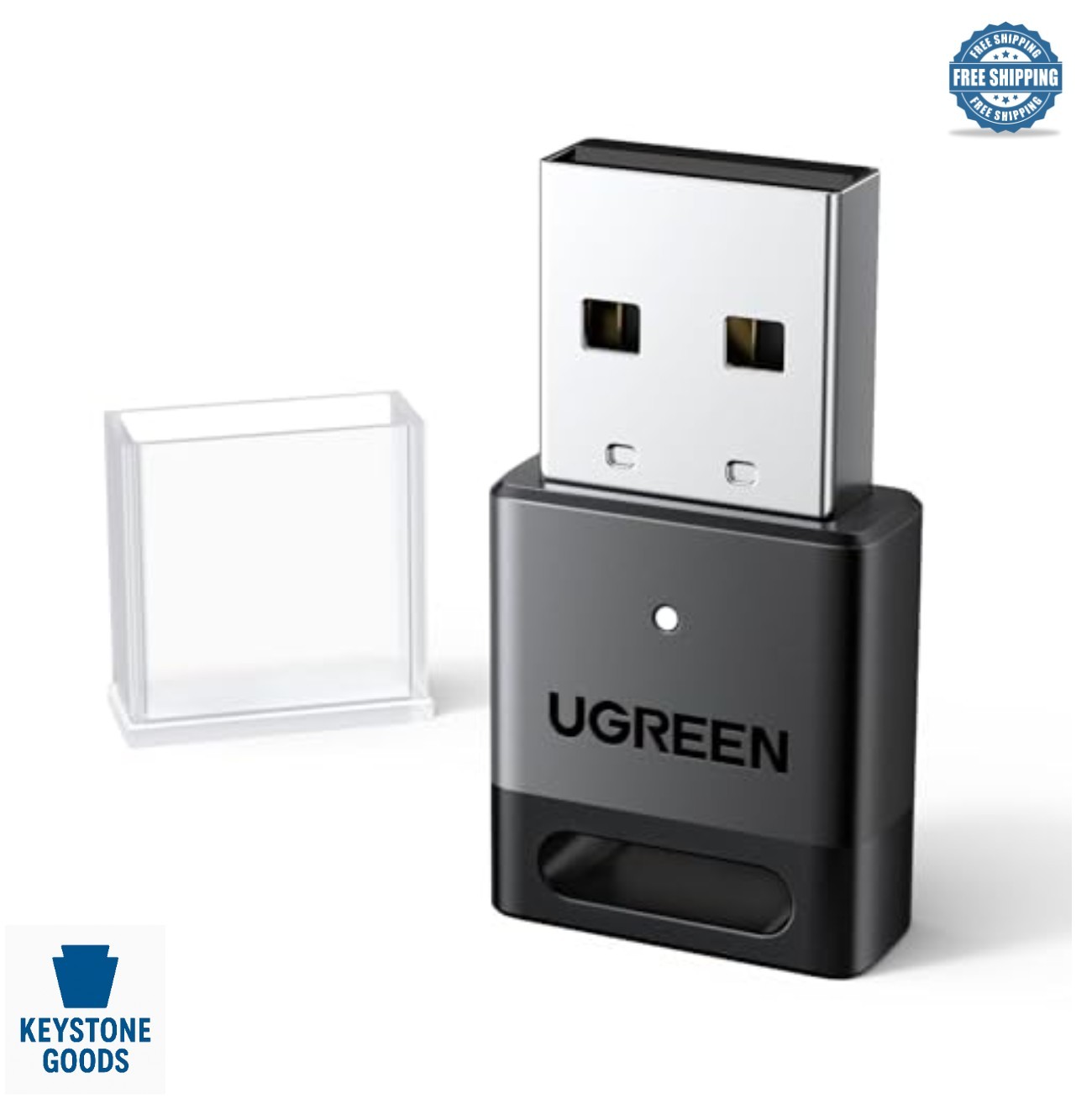 USB Bluetooth Adapter 5.4 Dongle for PC EDR BLE Plug and Play Windows 11 10 8.1