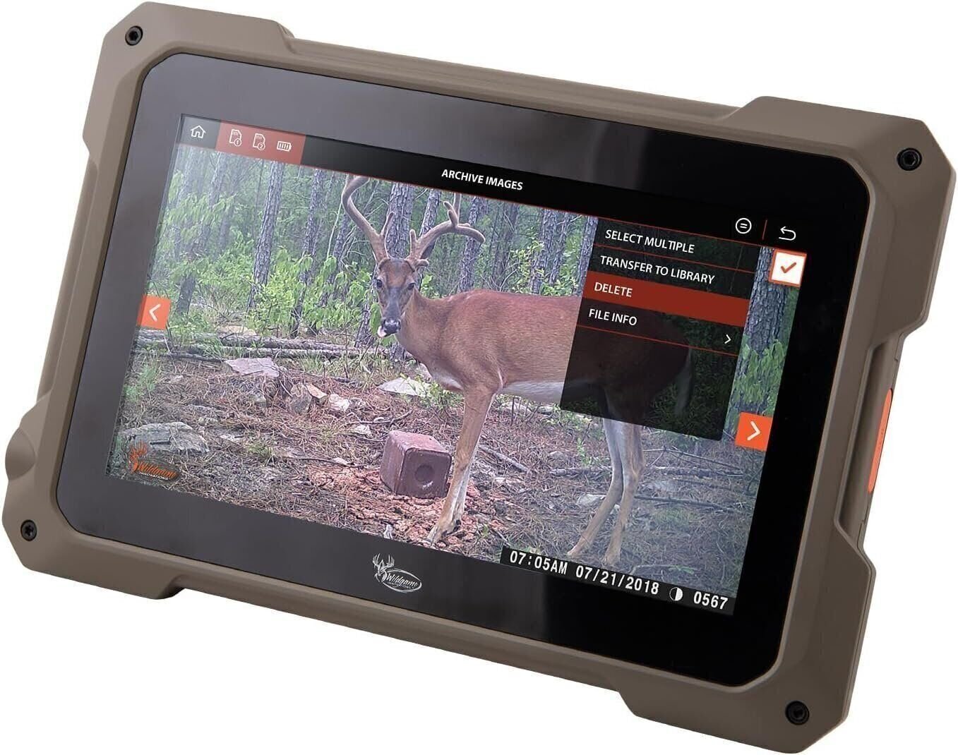 WILDGAME INNOVATIONS Trail Pad Tablet VU70 Dual SD Card Viewer for Hunting &...