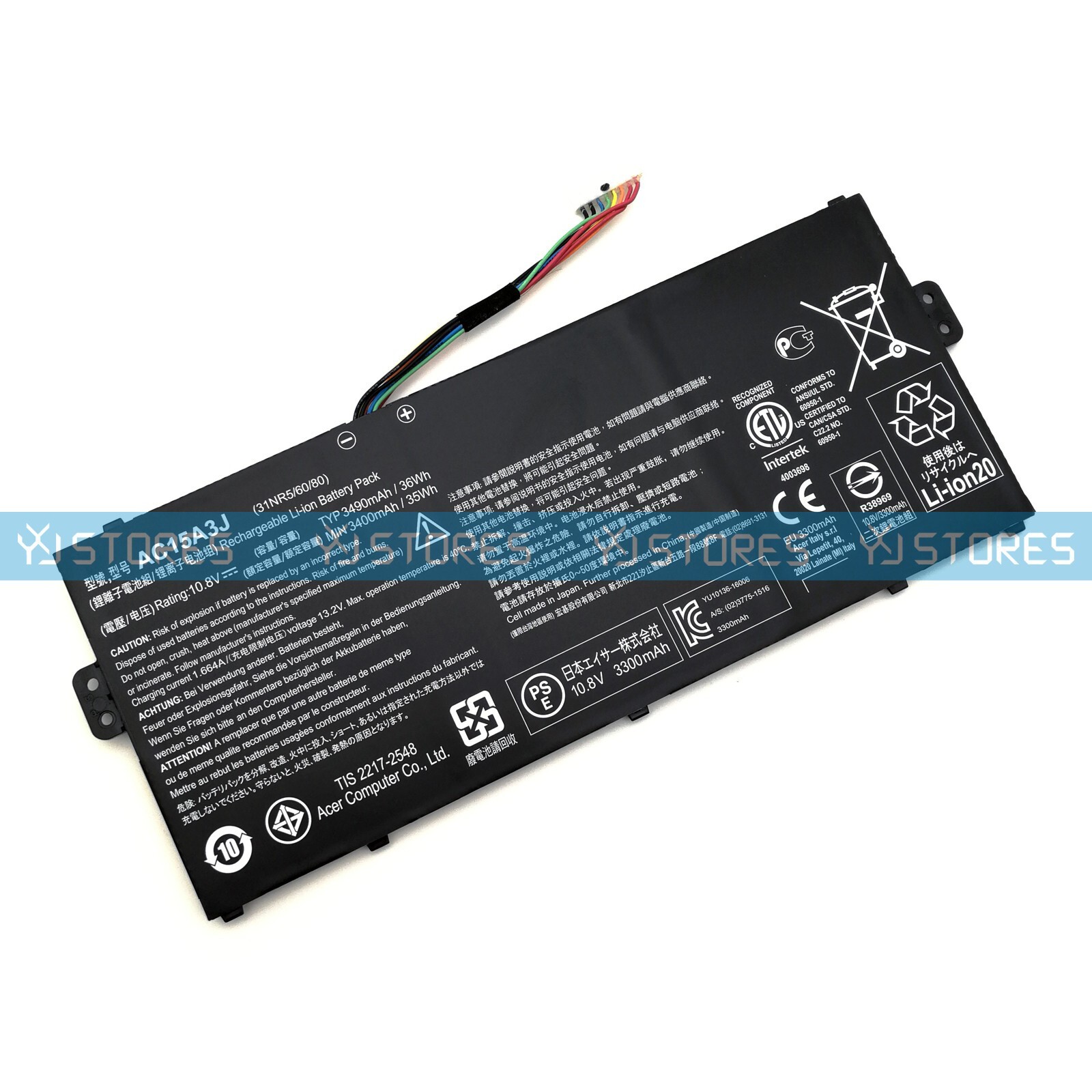 Genuine AC15A8J AC15A3J OEM Battery for Acer Chromebook R11 C735 CB3-131 C738T
