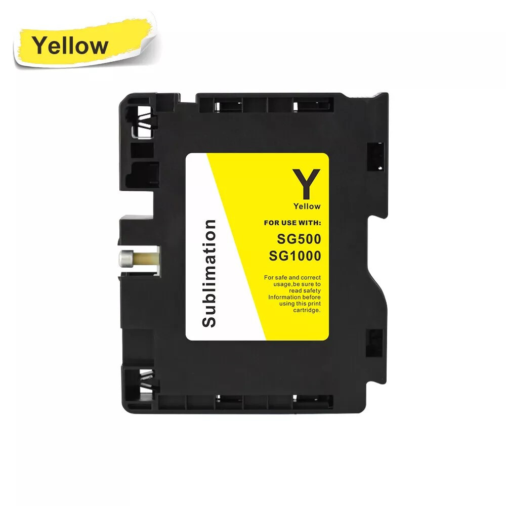 Yellow Sublimation Ink Cartridge for Sawgrass Virtuoso SG500 SG100 Upgraded Chip