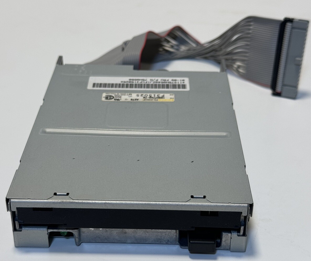 💾💻 Vintage Teac FD235HF 1.44MB Floppy Disk Drive 3.5” W/cable