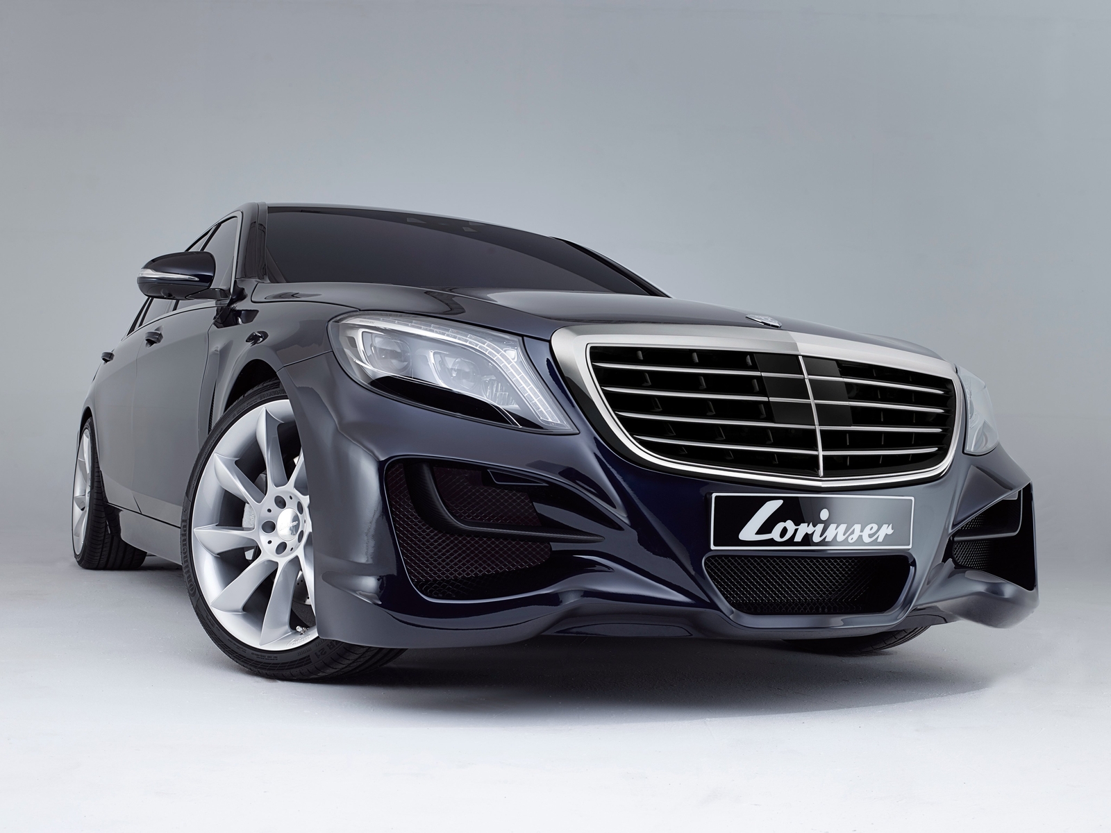 Cars 2013 lorinser mercedes benz s klasse w222 Desk Mat Stitched