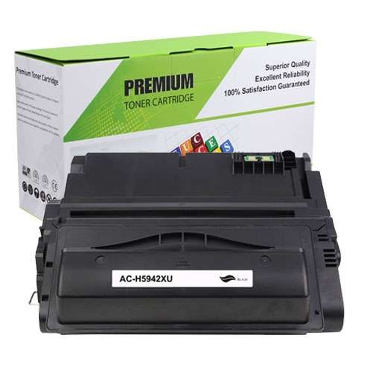 Premium Compatible HP 42X (Q5942X) Toner Cartridge - Black, High Yield 20,000 Pa