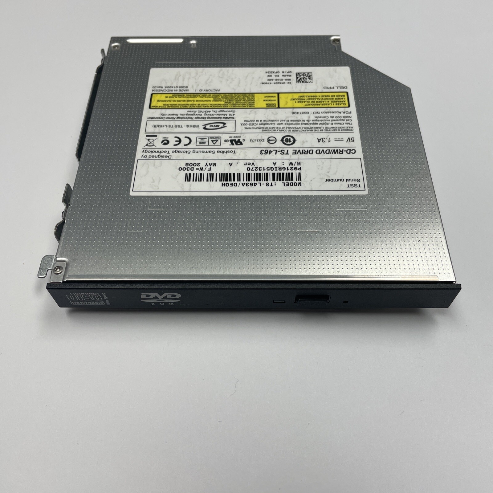 Toshiba Samsung TS-L463A/DECH CD-RW DVDROM Optical Drive Optiplex 760 / 780