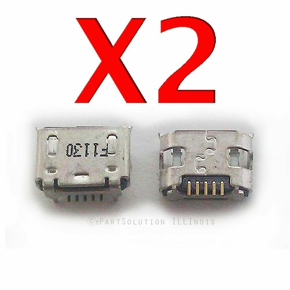 2X Alcatel JOY TAB 9027W 9029Z Micro USB Dock Connector Charger Charging Port